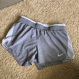 Gray Nike shorts